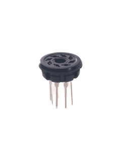 Bakelite octal socket with long pins