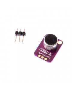 Electret microphone and pre amp module (MAX4466 IC)