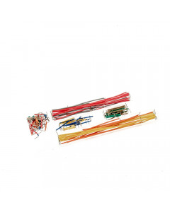 Wire kit for breadboards / prototyping - 150pcs in plastic case.