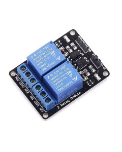 2-Channel Relay Board with Optocoupler, 5V