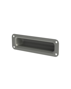 Small recessed handle 3411, steel 140x45mm