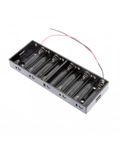 AA x 10 battery holder with wires