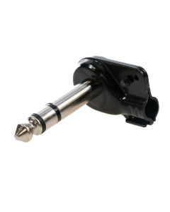 UT low profile right angle plug, STEREO 6,3mm for pedalboards