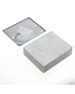 Aluminium diecast box 1590XX 145x121x39.5mm BLACK