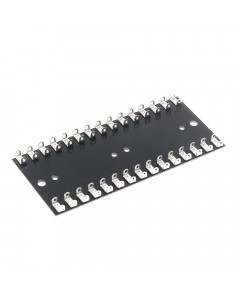 Tag board 2x15 for tube amps, 55x120mm