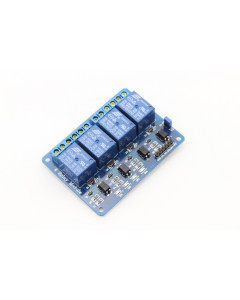 4-Channel Relay Board with Optocouplers, 5V