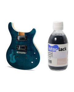 NitorLACK NitorAQUA blue jeans, water-based stain