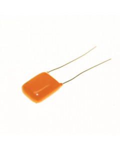 Nissei Japan 22nF (0.022uF) 100V "mini Orange Drops" Metallized Polyester capacitor 