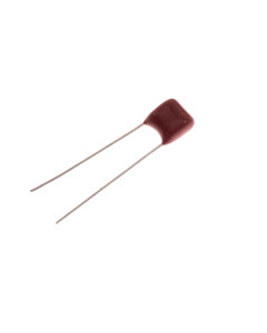 Philips 10nF (0.01uF) 100V "mini red drops" Metallized Polyester capacitor