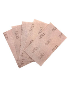 NitorLACK  Flex latex sanding sheets 130 x 75 mm sheets K1500 - 5 pcs