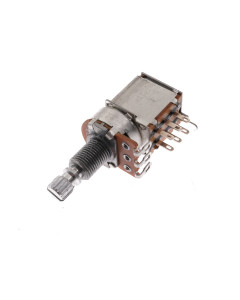 Alpha KOREA 500K LOG PUSH-PUSH potentiometer (DPDT 2xON-ON)