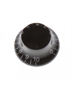 UT Guitar Parts TOP HAT potentiometer knob - black