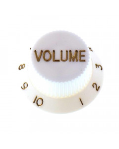 UT Guitar Parts STRATO VOLUME 2 potentiometer knob - white