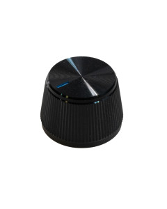 UT Aluminium knob 101 - 22 x 15 mm, black