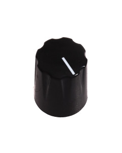 Aluminium knob UT 22 - black 