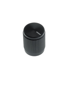 UT pointer knob 91 - anodised aluminium - BLACK