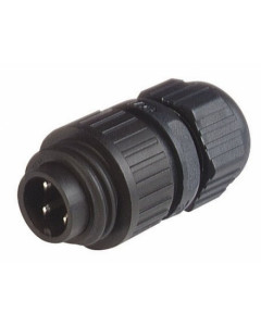 Circular connector plug, CA, 4-pin male