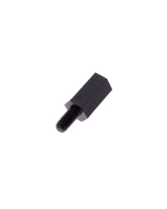 Plastic distance bolt M3x6 - black nylon- 10pcs lot