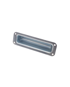 Small recessed handle 3411, steel 140x45mm