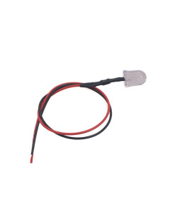 10mm LED Orange - 220VDC with 20cm wire