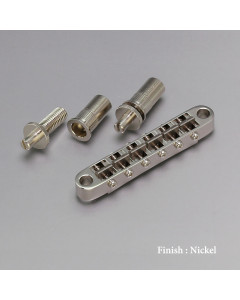 Gotoh Ti103B-T bridge - Nashville Style Tune-o-matic (TOM) - Titanium saddles - Nickel