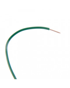 ALPHA PVC cable, solid core, 18AWG GREEN (for heaters)