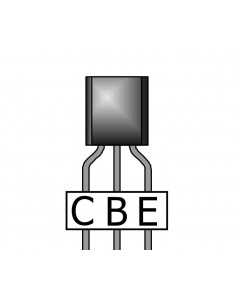 BC337-40 transistori 45V, 800mA, 625mW, TO92