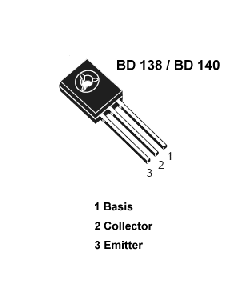 BD140 Transistor - PNP; bipolar