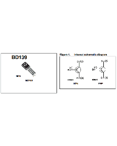 BD139 Transistor - PNP, bipolar
