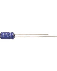 10uF / 25V electrolytic capacitor, radial