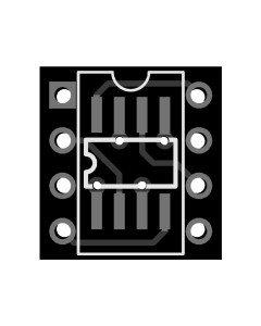 Pedal PCB - SOIC-8 Adapter