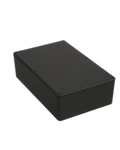 Diecast box Hammond 1590DBK BLACK 188x119.5x52mm