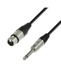 Microphone cable REAN XLR female - 6.3 mm mono plug, 1.5m