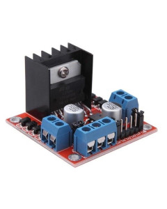 L298N Motor Driver for DC and Stepper Motors, Max 25W