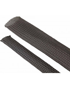 Polyester braid, 12mm, black