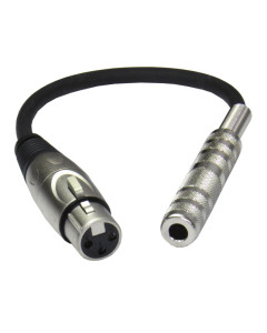 Martin XLR female - 6,3mm plug (male) mono adapter