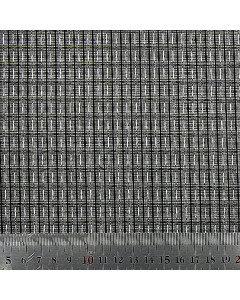 Black w/ White and Silver grill cloth 85x85cm