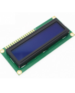 LCD Display 1602, 2x16 Characters, White on Blue, LED Backlight