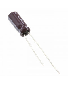 100uF / 16V electrolytic capacitor, radial