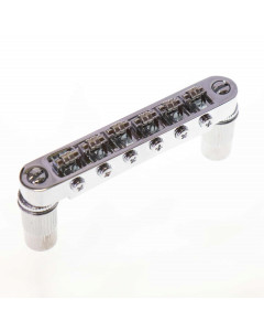 UT Guitar Parts S-TMR Tune-o-matic roller bridge, chrome
