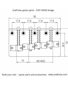 Wil -series Bass bridge, chrome
