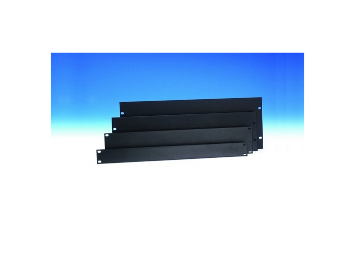 1-unit Rack panel aluminium