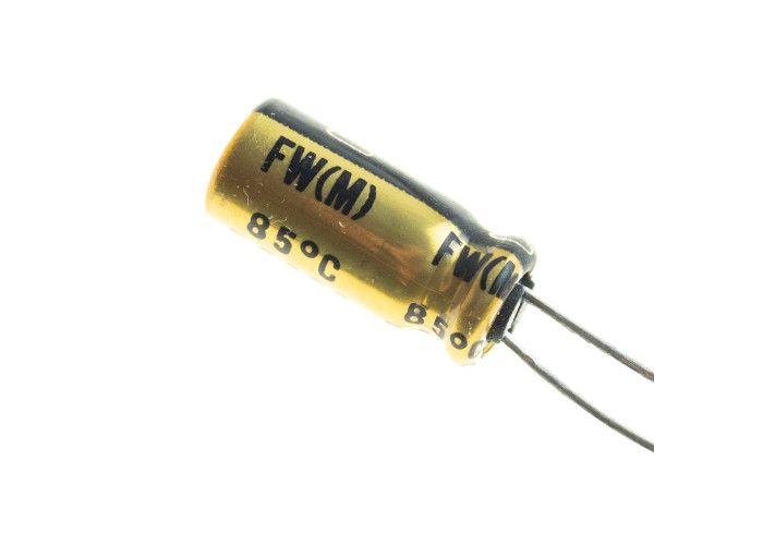 Nichicon 2.2uF / 35V FW audio electrolytic capacitor