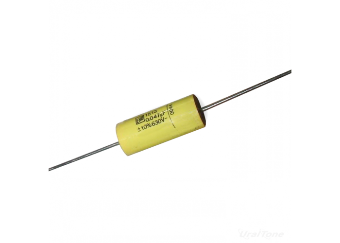 ERO / Vishay / Roederstein MKT 1813 47nF (0.047uF) / 250V (MUSTARD style) polyester film capacitor, axial