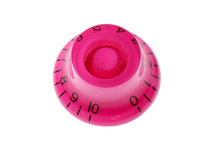 UT Guitar Parts TOP HAT potentiometer knob - pink