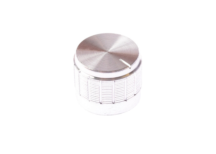 UT 60 aluminium / plastic knob 21x17 - silver