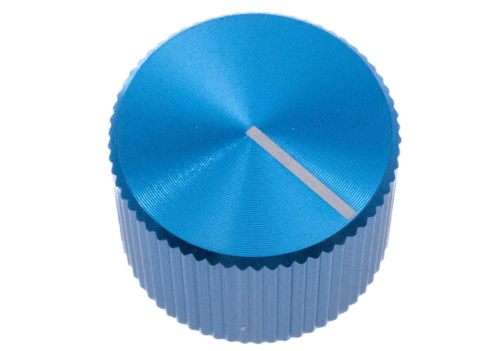 UT pointer knob 90 - anodised aluminium - Blue