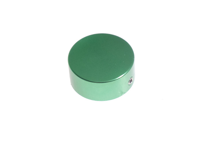 Foot switch topper, aluminum, green