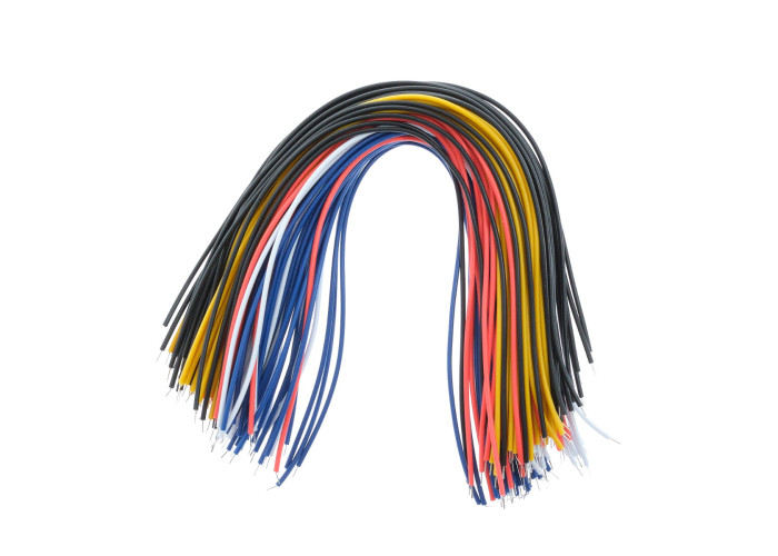 PVC wire 24AWG 20cm x 100pcs - 5 colors