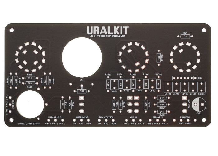 UralTone REDD .47 rack - Front panel PCB